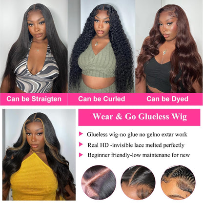 Glueless Body Wave Lace Frontal Wig