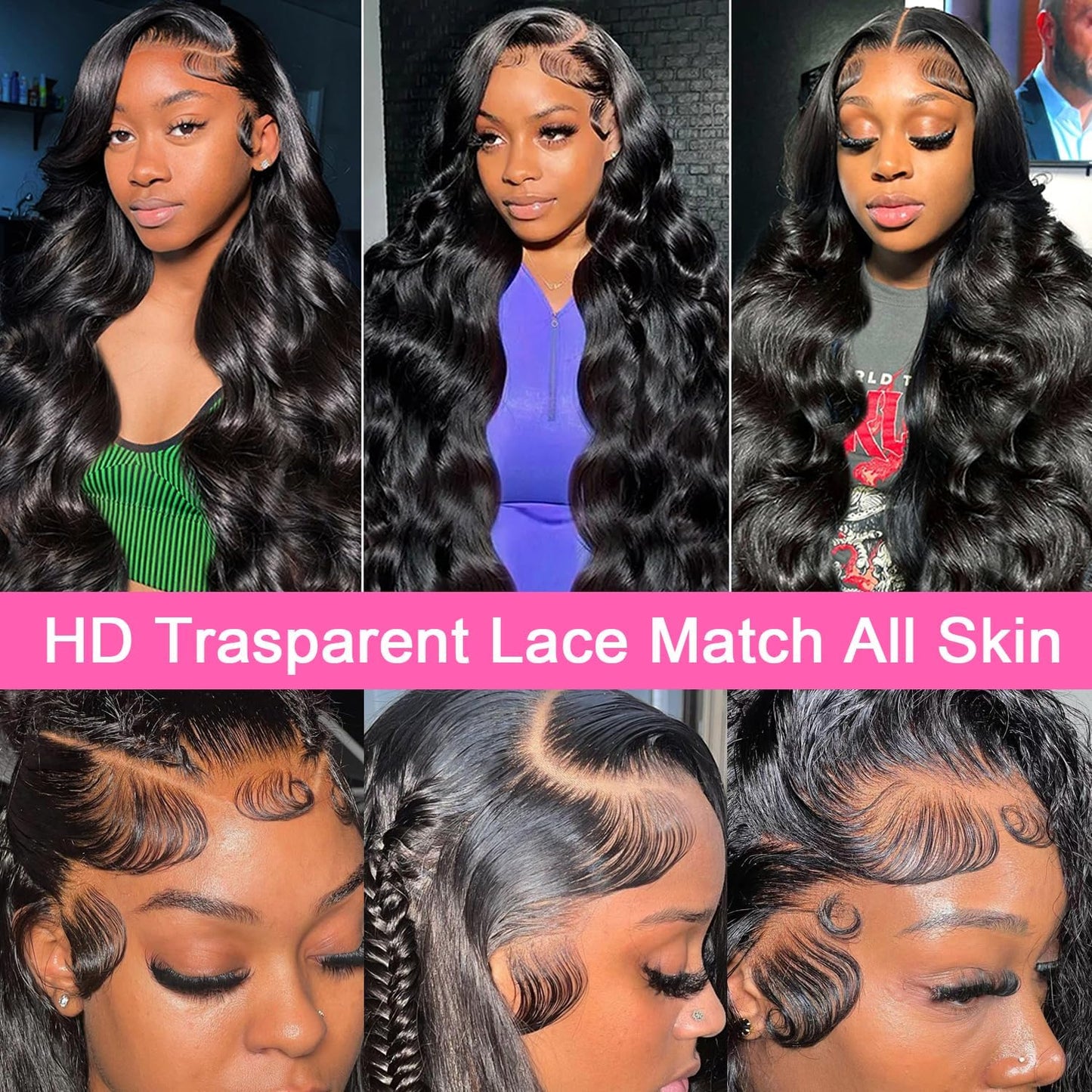 Glueless Body Wave Lace Frontal Wig